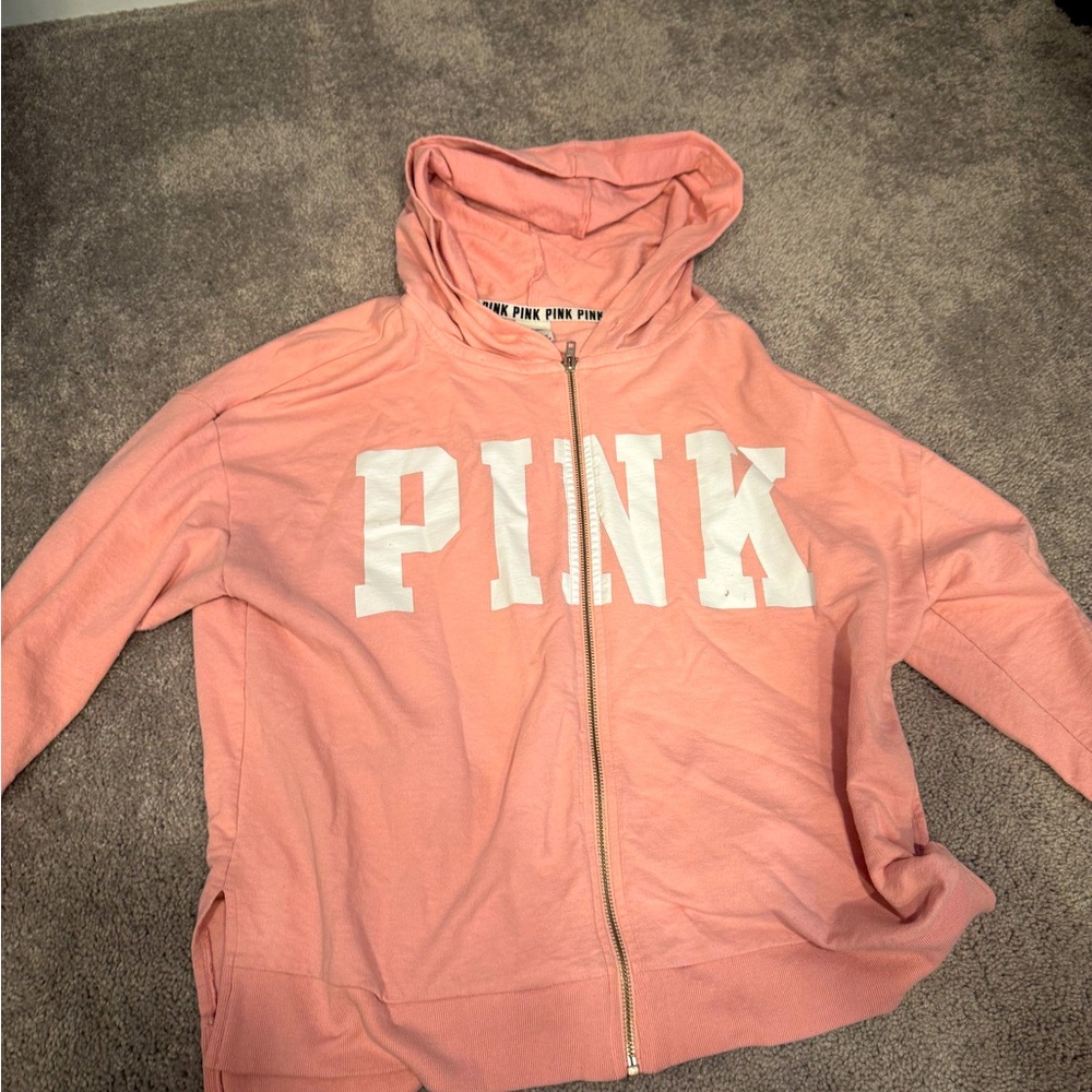 Victora secret pink zip up